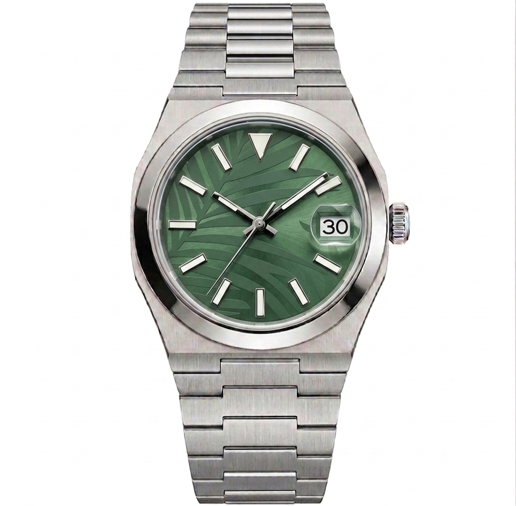 Oris Silver Steel Jungle Dial