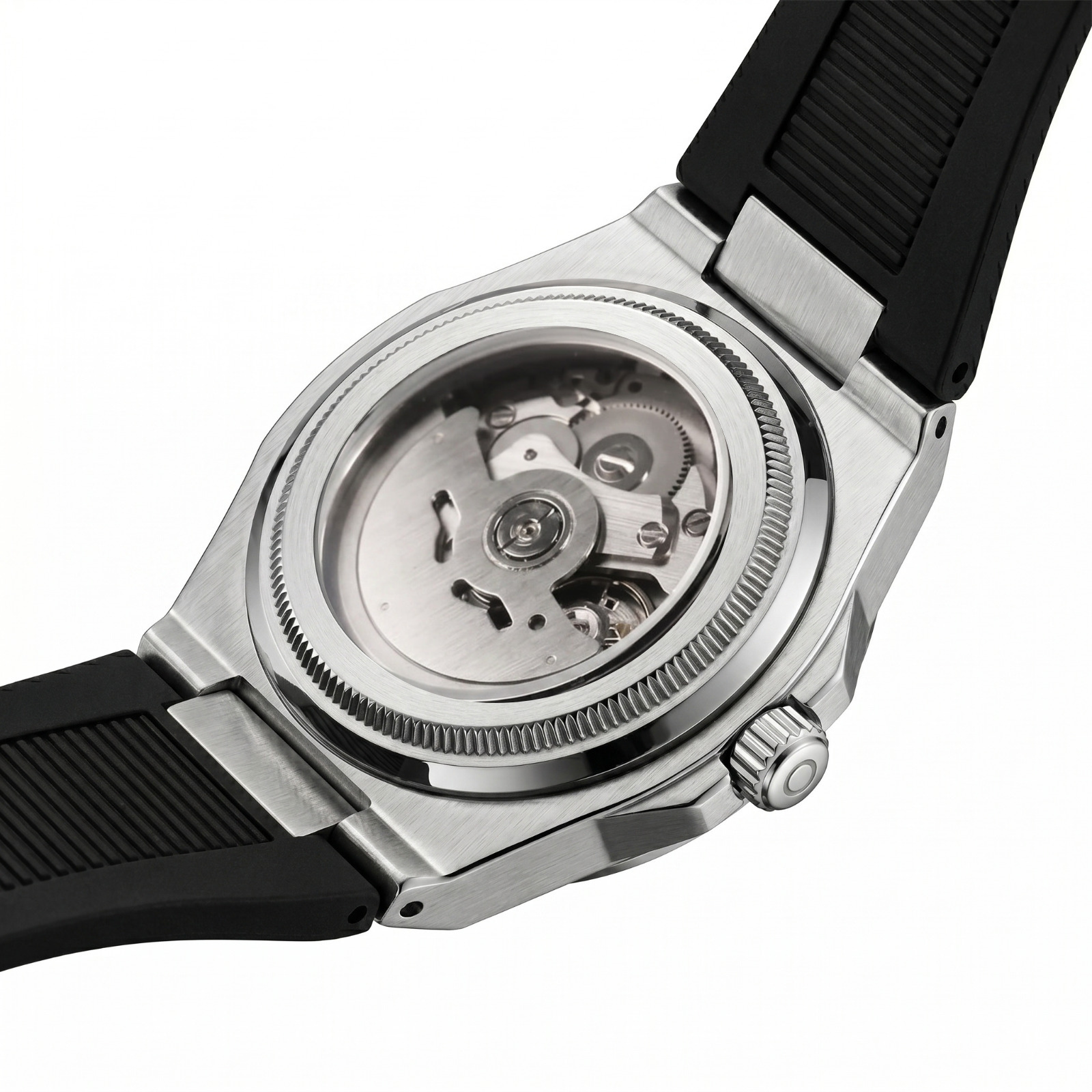 Valtor Silver Steel YELLOW Dial Rubber