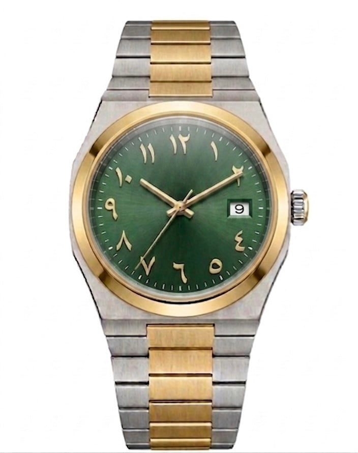 Tolaris Two Tone Steel Green Dial