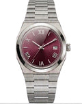 Tolaris Silver Steel Purple Dial