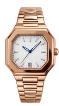 Montier Rose Steel White Dial