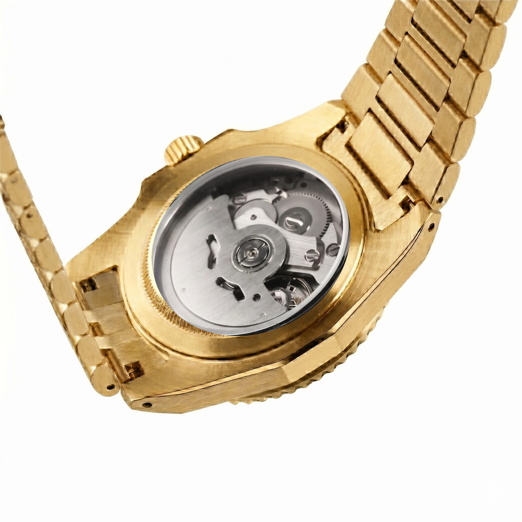 Valtor Gold Steel Black Dial