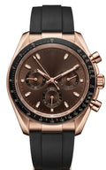 Torvex Rose Steel Brown Dial