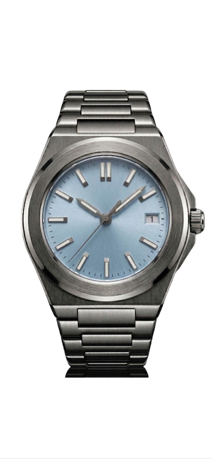 Valtor Silver Steel Ice Blue Dial