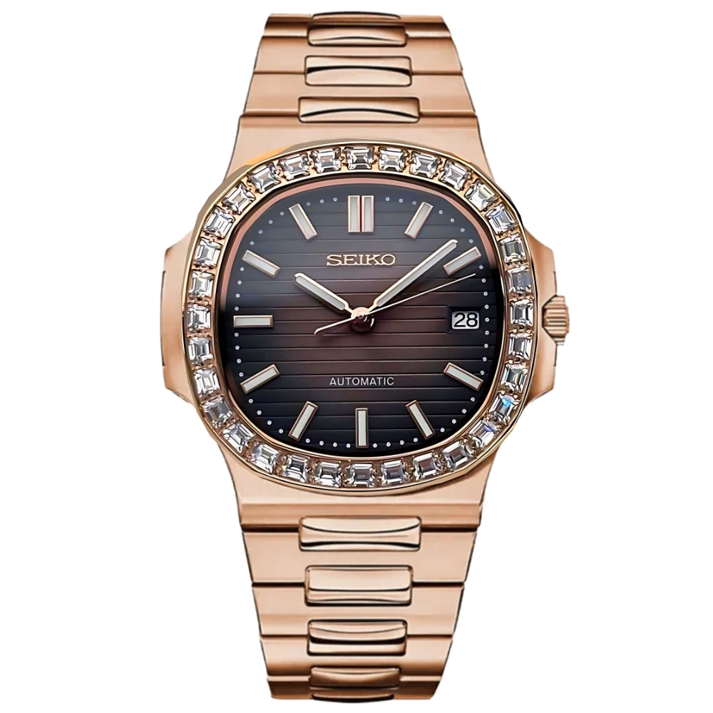 NAUT MOD - ROSE GOLD - BROWN (DIAMOND)